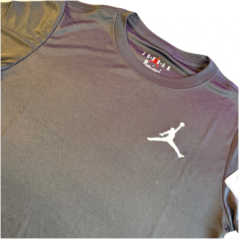 AIR JORDAN Jumpman Dri Fit T-shirt Black‎ Boy's MEDIUM 10-12